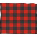 Deny Designs Plaid Throw Polyester in Red | 50 H x 60 W in | Wayfair 60055-flemed