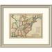 East Urban Home 'United States, 1820' Framed Print Paper in Gray | 20 H x 24 W x 1.5 D in | Wayfair EASN4511 39508824