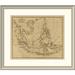 East Urban Home 'East India Islands, 1812' Framed Print Paper in Gray | 26 H x 30 W x 1.5 D in | Wayfair EASN4047 39507194