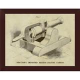 East Urban Home 'Brayton's Improved Breech-loading Cannon' Framed Graphic Art Print Paper | 14 H x 18 W x 1 D in | Wayfair EASN7499 39524877