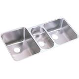 Elkay Lustertone 40" L x 20.5" W Undermount Kitchen Sink Stainless Steel in Gray | 9.875 H x 40 W x 20.5 D in | Wayfair ELUH4020
