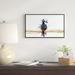 East Urban Home Toucan on the Branch - Floater Frame Print on Canvas Metal in Blue/Brown | 32 H x 42 W x 1.5 D in | Wayfair ERNH8961 46735081