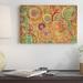 East Urban Home Contemporary Paisley Painting Print on Wrapped Canvas in Green/Orange/Red | 12 H x 18 W x 1.5 D in | Wayfair ESRB2491 34356776