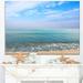 Design Art Sky Sand Sun Daylight Large Seashore - Wrapped Canvas Photograph Print Metal in Blue | 30 H x 40 W x 1 D in | Wayfair PT10357-40-30