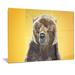 Design Art Metal 'Brown Bear' Graphic Art 30.0 H x 40.0 W x 1.0 D in brown/green/orange/yellowMetal in Brown;yellow | 30" H x 40" W | Wayfair