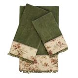 Sherry Kline Decorative 3 Piece Polyester Towel Set Polyester in Green | 0.25 H x 25 W in | Wayfair SK001076
