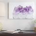 East Urban Home Amethyst Crystal by 5by5collective - Wrapped Canvas Graphic Art Print Canvas in Blue/Indigo/Pink | 12 H x 18 W x 1.5 D in | Wayfair