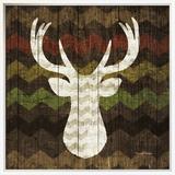 East Urban Home Southwest Lodge Deer II by Michael Mullan - Picture Frame Graphic Art Print on Canvas Canvas, in Brown/Gray/Green | Wayfair