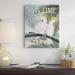 East Urban Home 'Welcome to Paradise IV by Janelle Penner - Wrapped Canvas Print Canvas in Green/White | 20 H x 16 W x 1.5 D in | Wayfair