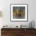 East Urban Home ' & Gold Abstract' Print Canvas in Black | 41.63 H x 41.63 W x 1.5 D in | Wayfair 403A37D9ADE64638850BBD9A2F4085E5