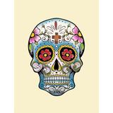 East Urban Home 'Skull I' Graphic Art Print on Canvas in Blue | 26 H x 20 W x 1.5 D in | Wayfair ESUN6380 44029927