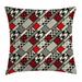 East Urban Home Modern Minimalist Geometric Square Pillow Cover Polyester | 24 H x 24 W x 2 D in | Wayfair ETHE1284 44277691