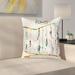 East Urban Home Native American Case Retro Feathers Square Pillow Cover Polyester | 18 H x 18 W x 2 D in | Wayfair ETHE1894 44280589