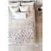 East Urban Home Watercolor Holiday Lights Blanket Polyester in White | 60 W in | Wayfair ETUM1536 42665381