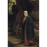 Buyenlarge The Forest Tryst by Edward Blair Leighton Unframed Graphic Art in Brown/Green | 42 H x 28 W x 1.5 D in | Wayfair 0-587-61510-LC2842