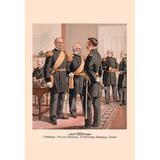 Buyenlarge General, Major-General & Officers General Staff by H.A. Ogden Painting Print in Black | 36 H x 24 W x 1.5 D in | Wayfair