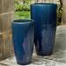 Willa Arlo™ Interiors Jax 2-Piece Terracotta Pot Planter Clay & Terracotta in Blue | 35.5 H x 18 W x 18 D in | Wayfair EYQN5542 43897836