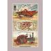Buyenlarge 'J.I. Case Threshing Machine Co, Racine, Wisconsin' Framed Painting Print in Brown/Green/Red | 36 H x 24 W x 1.5 D in | Wayfair