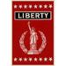 Buyenlarge 'Liberty Broom Label' Vintage Advertisement in Black/Red | 36 H x 24 W x 1.5 D in | Wayfair 0-587-23085-1C2436