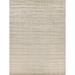 Brown/White 72 x 0.4 in Area Rug - EXQUISITE RUGS Robin Hand Loomed Striped Area Rug in Taupe/Beige Viscose/Wool | 72 W x 0.4 D in | Wayfair