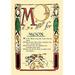 Buyenlarge M for Moon by Tony Sarge Vintage Advertisement Paper in Green | 36 H x 24 W x 1.5 D in | Wayfair 0-587-07433-7C2436