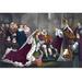 Buyenlarge Mary Stuart's Wedding to Henry Darnley - Graphic Art Print in Brown/Pink/Red | 44 H x 66 W x 1.5 D in | Wayfair 0-587-23101-7C4466