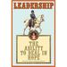 Buyenlarge 'Leadership' by Wilbur Pierce Vintage Advertisement in White | 36 H x 24 W x 1.5 D in | Wayfair 0-587-22250-6C2436