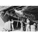 Buyenlarge 'Ground Crews of American Air Forces' by Farm Security Administration Photographic Print in Black/White | 24 H x 36 W x 1.5 D in | Wayfair