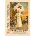 Buyenlarge 'France's Day - Please Help' by Amedee Forestier Vintage Advertisement in White/Yellow | 30 H x 20 W x 1.5 D in | Wayfair