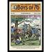 Buyenlarge 'The Liberty Boys of 76 The Liberty Boys Hot Rally' Vintage Advertisement in Blue/Green/Orange | 36 H x 24 W x 1.5 D in | Wayfair