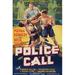 Buyenlarge 'Police Call' Vintage Advertisement in White | 36 H x 24 W in | Wayfair 0-587-28267-3C2436