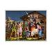 Buyenlarge Farmers See Baby Jesus - Graphic Art Print in Blue/Brown/Green | 20 H x 30 W x 1.5 D in | Wayfair 0-587-22751-6C2030