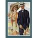 Buyenlarge Three-Button Pleated Lapel Framed Painting Print in Black | 42 H x 28 W x 1.5 D in | Wayfair 0-587-11170-4C2842