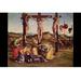 Buyenlarge 'Crucifixion' by Luca Signorelli Painting Print in Brown/Indigo | 44 H x 66 W x 1.5 D in | Wayfair 0-587-28994-5C4466