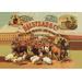 Buyenlarge Halstead & Company Beef & Pork Packers by Richard Vintage Advertisement in Brown | 44 H x 66 W x 1.5 D in | Wayfair 0-587-04676-7C4466