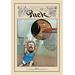 Buyenlarge Puck Magazine: "Goal ; Just a Little Basketball Practice at the White House Gym." Vintage Advertisement in Blue/Brown | Wayfair