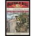 Buyenlarge 'The Buffalo Bill Stories: Buffalo Bill's Leap in the Dark' Vintage Advertisement in Brown/Green/Red | 42 H x 28 W x 1.5 D in | Wayfair