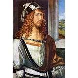 Buyenlarge 'Self Portrait' by Albrecht Durer Painting Print in Brown | 66 H x 44 W x 1.5 D in | Wayfair 0-587-26513-2C4466