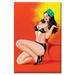 Buyenlarge Beauty Magazine Hot in Black - Graphic Art Print in Black/Red | 30 H x 20 W x 1.5 D in | Wayfair 0-587-28580-xC2842