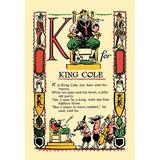 Buyenlarge K for King Cole by Tony Sarge Graphic Art | 42 H x 28 W x 1.5 D in | Wayfair 0-587-07431-0C2842
