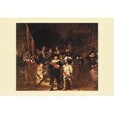 Buyenlarge 'The Night Watch' by Rembrandt Painting Print in Black/Brown | 28 H x 42 W x 1.5 D in | Wayfair 0-587-17588-5C2842