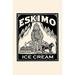 Buyenlarge 'Eskimo Ice Cream' by Jpp Vintage Advertisement in White | 36 H x 24 W x 1.5 D in | Wayfair 0-587-31511-3C2436