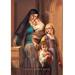 Buyenlarge The Widow's Mite Painting Print in Blue/Brown | 66 H x 44 W x 1.5 D in | Wayfair 0-587-03942-6C4466