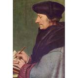 Buyenlarge Erasmus of Rotterdam - Painting Print in White | 36 H x 28 W x 1.5 D in | Wayfair 0-587-61111-LC2842