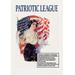 Buyenlarge Patriotic League by Howard Chandler Christy Vintage Advertisement in Blue/Orange | 66 H x 44 W x 1.5 D in | Wayfair 0-587-00157-7C4466