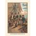 Buyenlarge U.S. Navy - Commander & Chief of Fleet, 1776 by Werner Painting Print in Blue/Brown | 42 H x 28 W x 1.5 D in | Wayfair