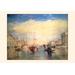 Buyenlarge 'The Grand Canal, Venice' by Joseph Mallord William Turner Painting Print in Blue/Gray | 28 H x 42 W x 1.5 D in | Wayfair