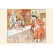 Buyenlarge 'Mrs. Blaize Always Lent to The Poor from Her Pawn Shop' by Randolph Caldecott Painting Print in White | 24 H x 36 W x 1.5 D in | Wayfair