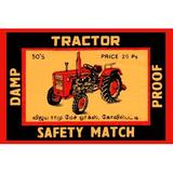 Buyenlarge Tractor - Advertisements Print in White | 24 H x 36 W x 1.5 D in | Wayfair 0-587-33708-7C2436