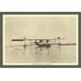 Buyenlarge U. S. Naval Flying Boat Framed Photographic Print in Black/White | 28 H x 42 W x 1.5 D in | Wayfair 0-587-12798-8C2842